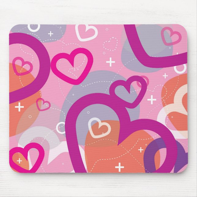 Valentine Abstrakt Mousepad (Vorne)