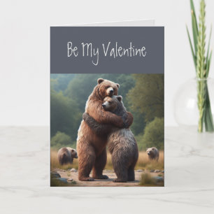 Valentine Alle Bärenumarmungen, die du willst Tier Karte