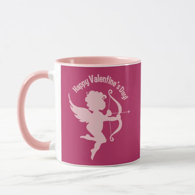 Valentine-Amor-Name-Tassen Tasse (Links)