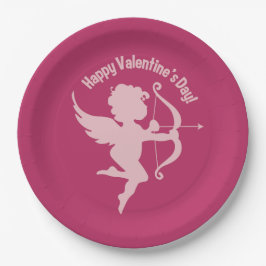 Valentine-Amorpapier-Teller Pappteller