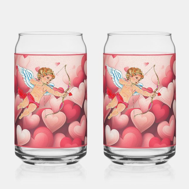 Valentine Arrow Glass Dosenglas (Vorderseite)