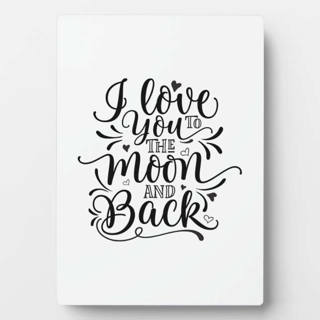 Valentine Art I Liebe Fotoplatte (Vorderseite)