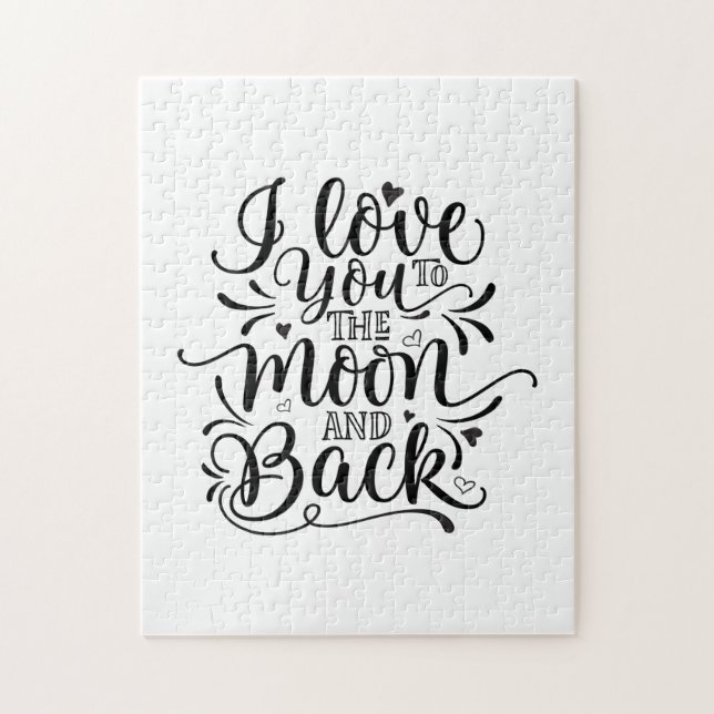 Valentine Art I Liebe Puzzle (Vertikal)
