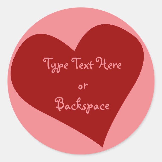 Valentine-Aufkleber in Liebe Sie Aufkleber persona (Vorderseite)