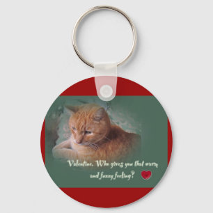 Valentine aus der Katze Schlüsselanhänger