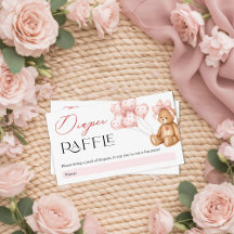 Valentine Baby Shower Diaper Raffle