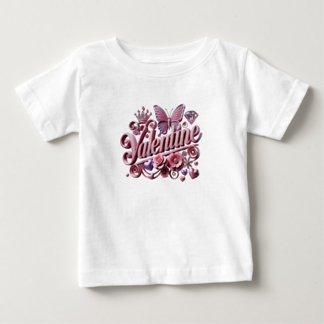 Valentine Baby T-shirt (Vorderseite)