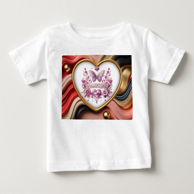 Valentine Baby T-shirt (Vorderseite)