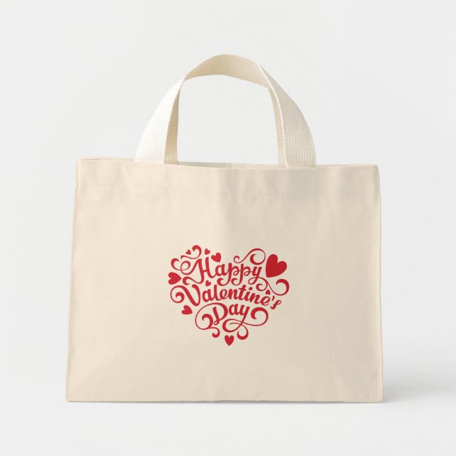 Valentine Bag Mini Stoffbeutel (Vorne)