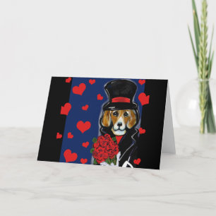 VALENTINE BEAGLE FEIERTAGSKARTE