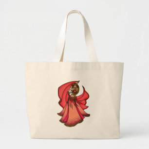 Valentine Belly Dancer Tote Bag Jumbo Stoffbeutel