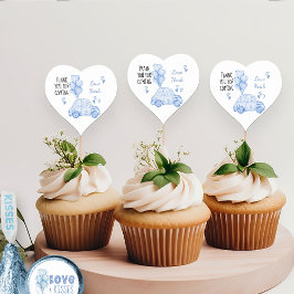 Valentine Birthday Party Blue Balloons und Auto Herz-Aufkleber