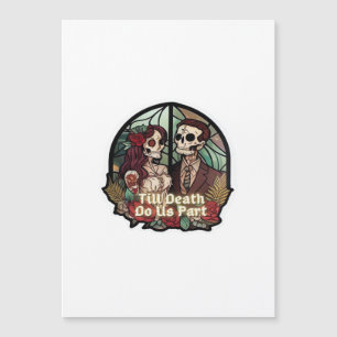 Valentine bis zum Tod tun uns Teil Classic Magnetkarte