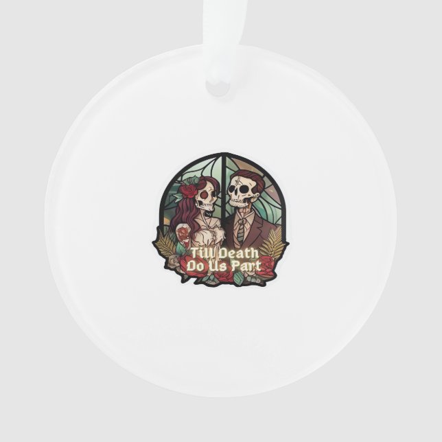 Valentine bis zum Tod tun uns Teil Classic Ornament (Vorderseite)