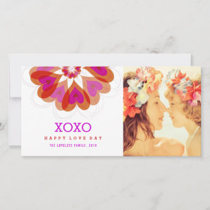 Valentine Blume Liebe Herzt Grüße Karte