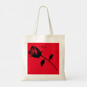 Valentine Blume Thunder_Cove der schwarzen Rose Tragetasche