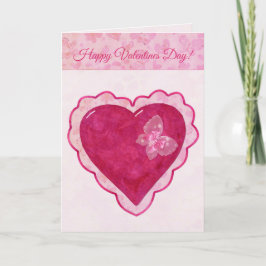 Valentine Blüten Adorable CUSTOM GREETING Feiertagskarte