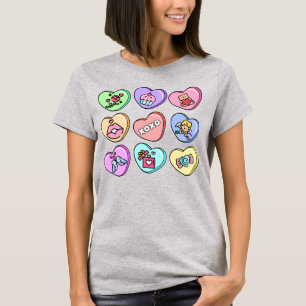 Valentine Candy Hearts T-Shirt