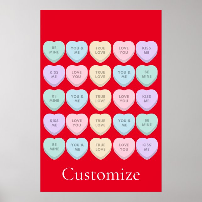 Valentine Candy Hearts Thunder_Cove Poster (Vorne)
