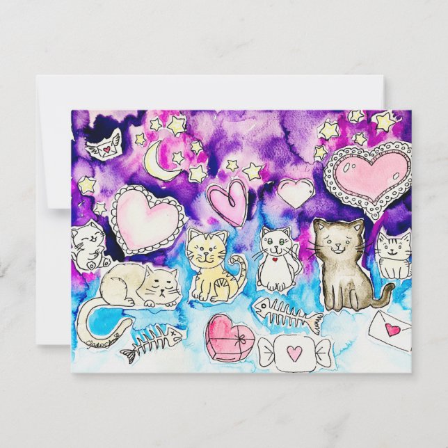 Valentine Card Feiertagskarte (Vorderseite)