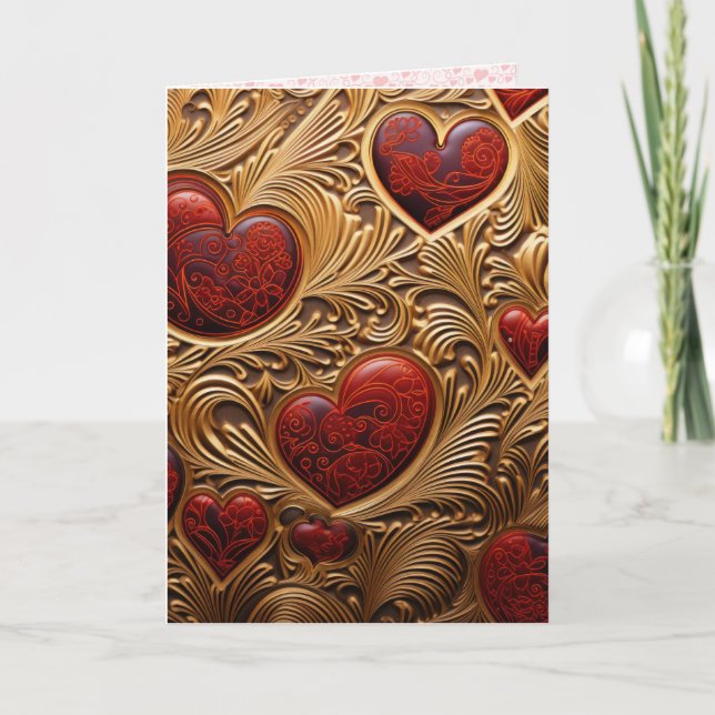 Valentine Card Husband Ehefrau Boyfriend Girlfrien Einladung (Vorderseite)