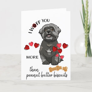 Valentine Card von Ihrer Shih Tsu Liebe Feiertagskarte