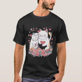Valentine Cat T-Shirt
