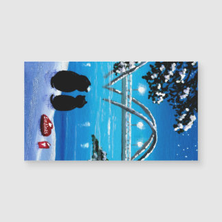 Valentine Cats Magnetkarte