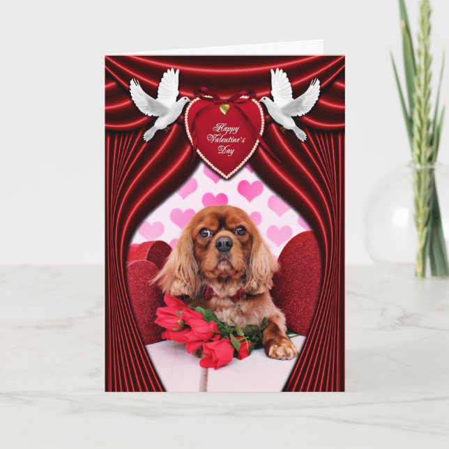 Valentine - Cavalier - Cooper Feiertagskarte (Vorderseite)