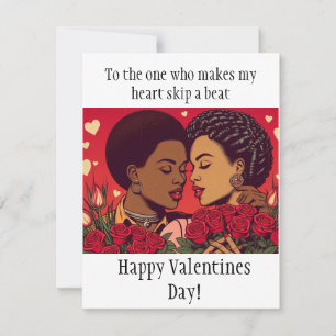 Valentine Celebration LGBTQI Romance Mitteilungskarte