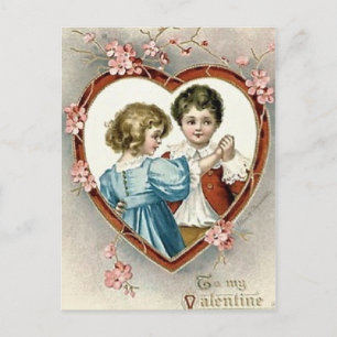 Valentine Children Feiertagspostkarte