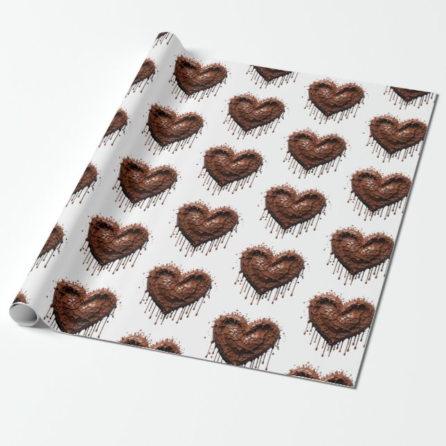 Valentine Chocolate Geschenkpapier (Ungerollt)