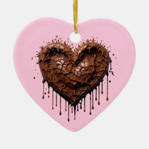 Valentine Chocolate Keramik Ornament