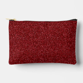 Valentine Classic Trendy Red Glitter Zubehörtasche