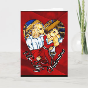 Valentine Cocker Spanier Feiertagskarte