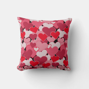 Valentine Colorful Hearts Kissen