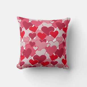 Valentine Colorful Hearts Kissen