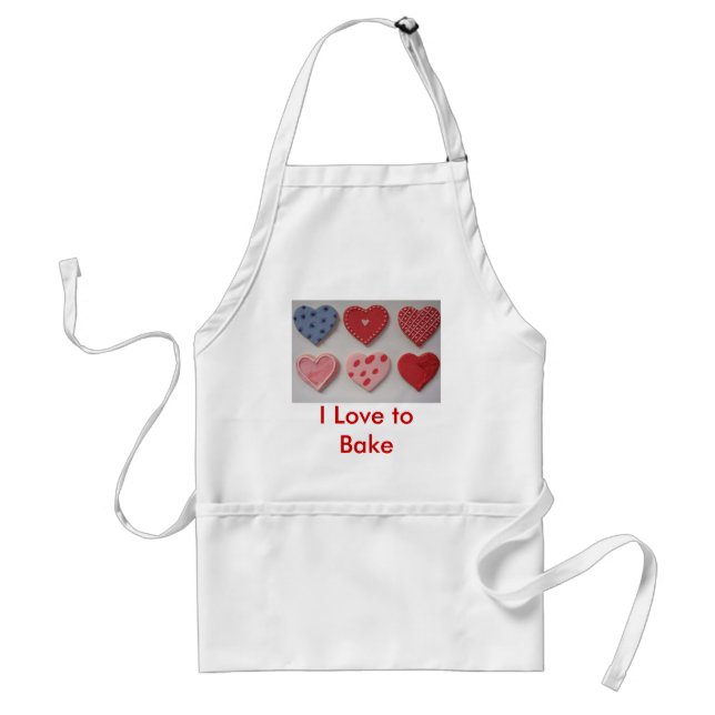 Valentine Cookie Hearts Schürze (Vorne)