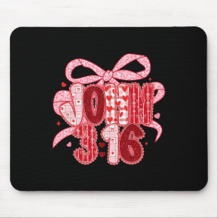 Valentine Coquette Schleife Spitze Geliebt John 3 Mousepad