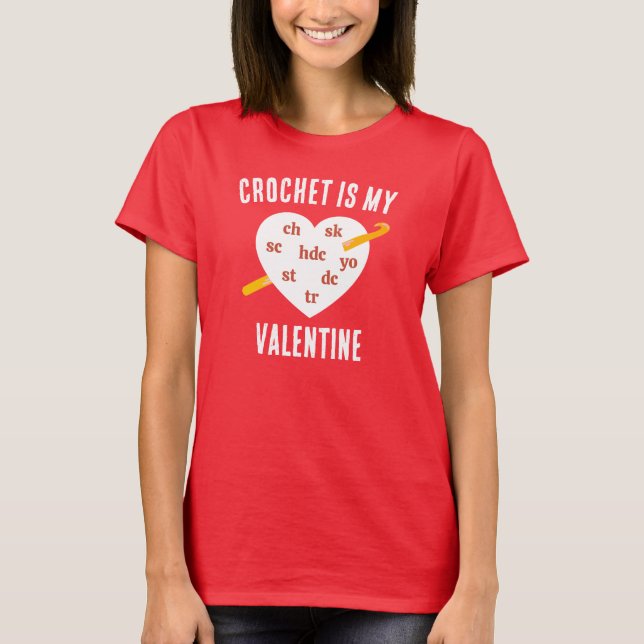 VALENTINE CROCHET T-Shirt (Vorderseite)