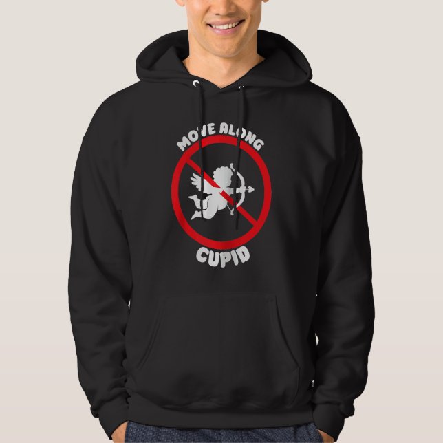 Valentine Cupid Anti Valentines Day  Anti Valentin Hoodie (Vorderseite)