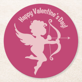 Valentine Cupid Paper Untersetzer