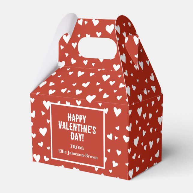 Valentine Custom Favor Box Geschenkschachtel (Vorderseite)