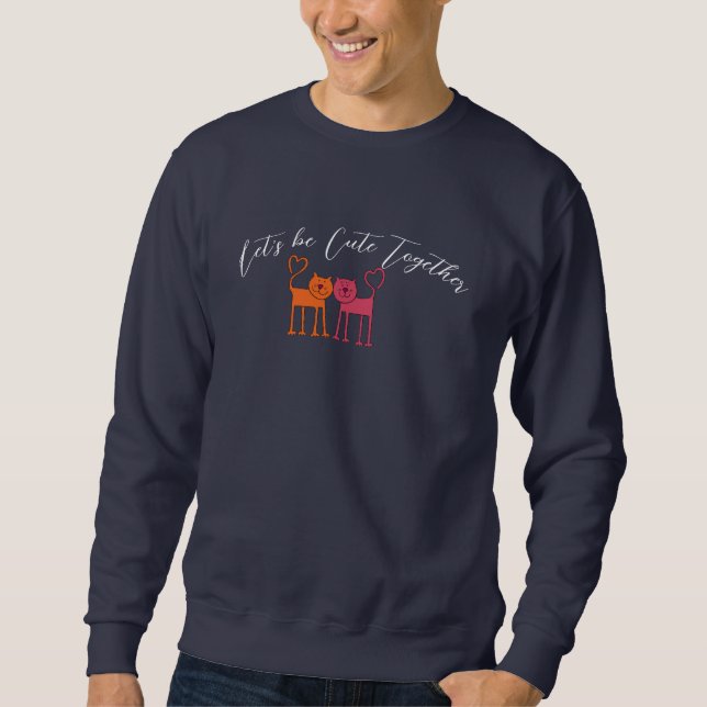 Valentine Cute Sweatshirt (Vorderseite)