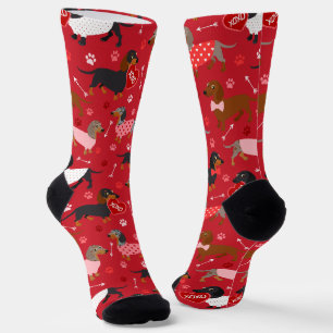 Valentine Dackel Socks Socken