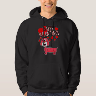 Valentine Dackel Wurst Hunde Mama Tier Hoodie