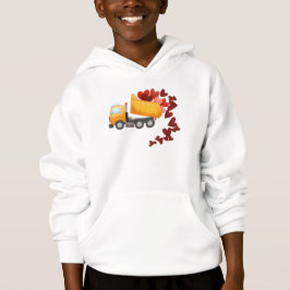 Valentine Day Construction Truck Herz Hoodie