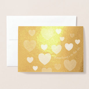 Valentine Day Foil Card Folienkarte