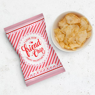 Valentine Day Friend-Chip Chip Bag Wrapper Flyer