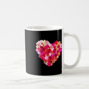 Valentine Day Hearts Pinselstrich Ölgemälde Kaffeetasse
